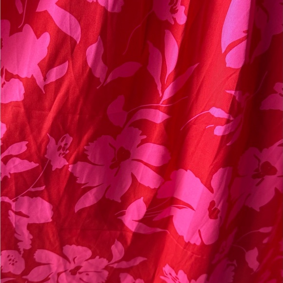 Floral Red Dress - Picture 2 of 4